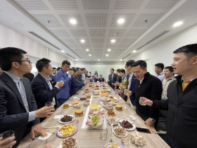 Sigma tưng bừng tổ chức tiệc khai xuân tại văn phòng